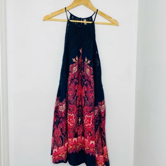 Intimately Free People Shea Printed Slip Dress Small - Picture 2 of 4